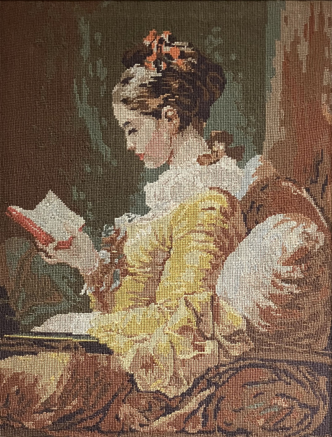 lezende vrouw